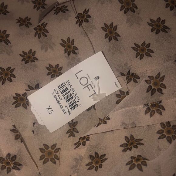 NWT Loft shirt XS - Picture 4 of 5